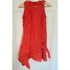 DKNY girls' asymmetrical dress